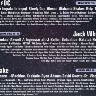 Coachella 2015 Lineup Announced Featuring Drake, The Weeknd, Kaskade, alt- J, Porter Robison, Kygo and More!